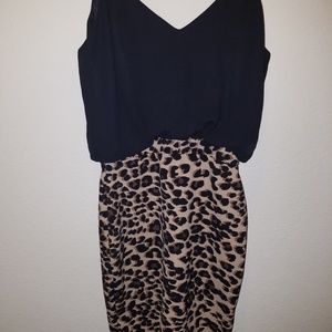 Animal print dress